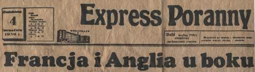Express Poranny (4 września 1939)