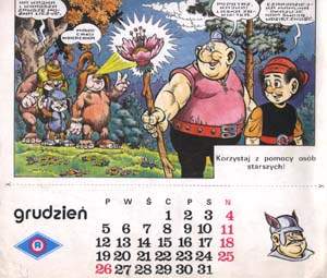 Janusz Christa - kalendarz 1988 rok