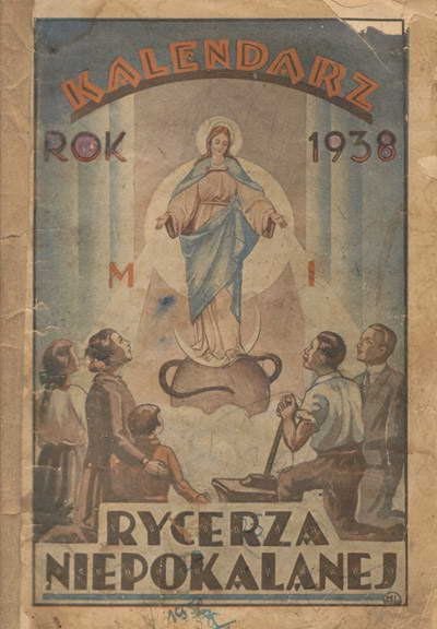 Kalendarz Rycerza Niepokalanej na 1938 rok