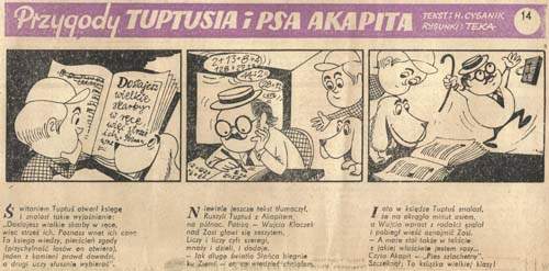 Gazeta Południowa - Przygody Tuptusia i psa Akapita