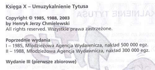 Tytus, Romek i A'Tomek - księga XVII - wyd 3 (2003)