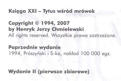 Tytus, Romek i A'Tomek - księga XXI - wyd 2 (2007)