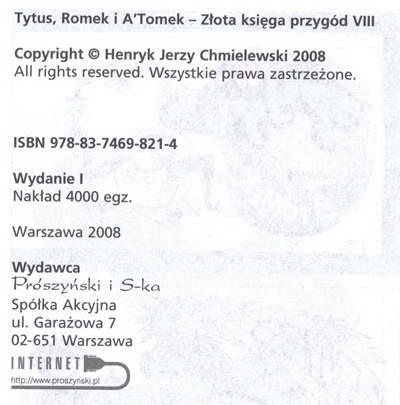Tytus, Romek i A'Tomek - księga VI - wyd 6 (2008)